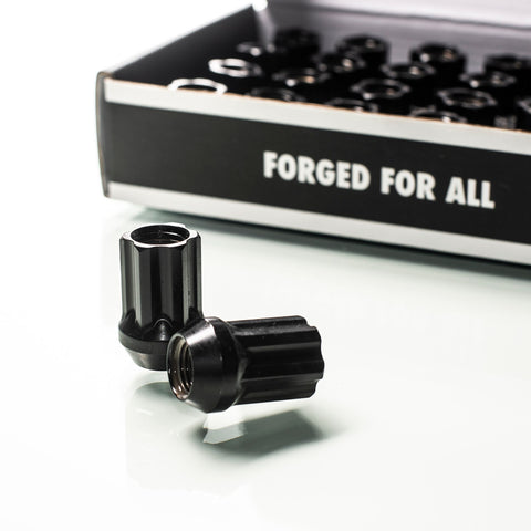 Titan 7 O.W.L. Steel Race Lug Nut Machine Black (Set of 20)