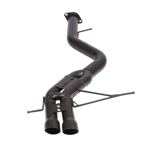 Berk Technology BMW 135i Axle-Back Race Exhaust (Rear Muffler Delete) with Black Ceramic Coating