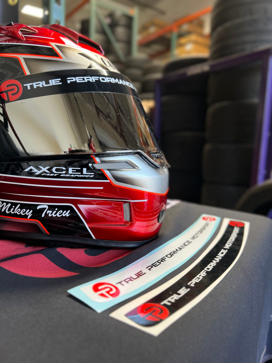 TPM Helmet Visor Sticker – True Performance Motorsport