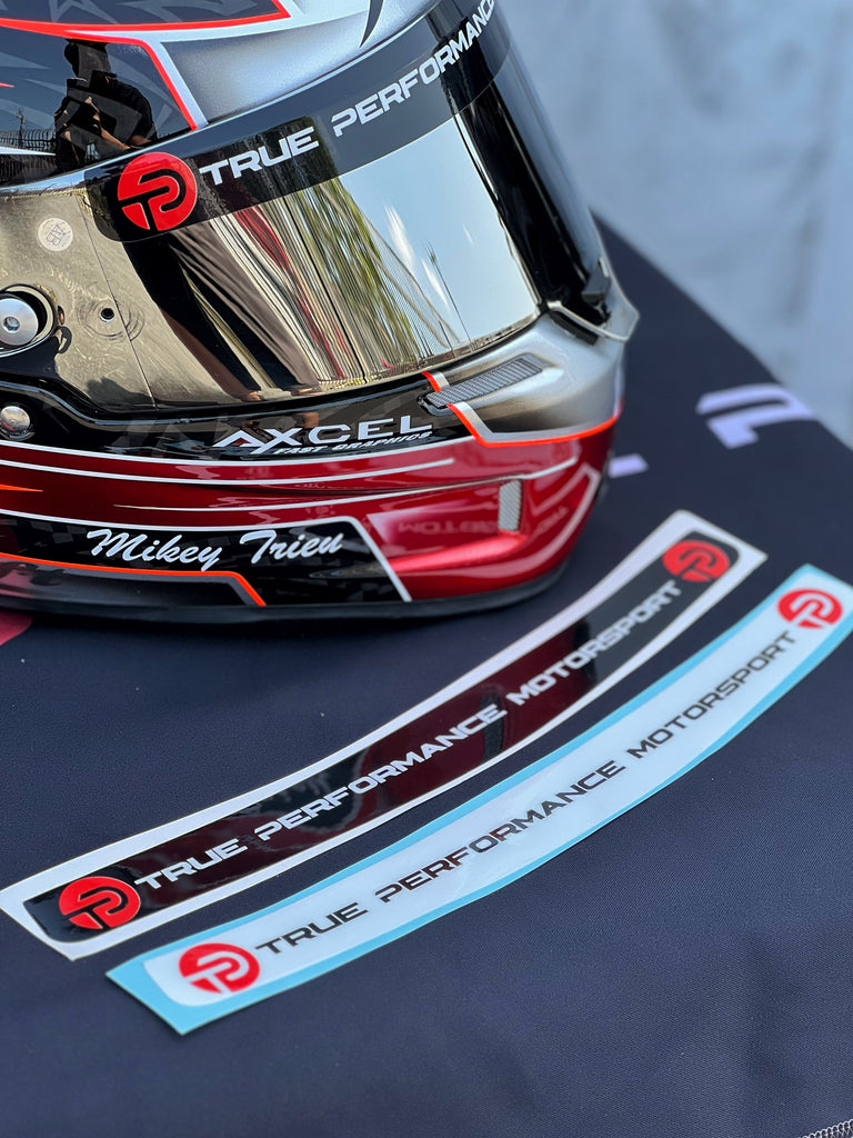 TPM Helmet Visor Sticker – True Performance Motorsport